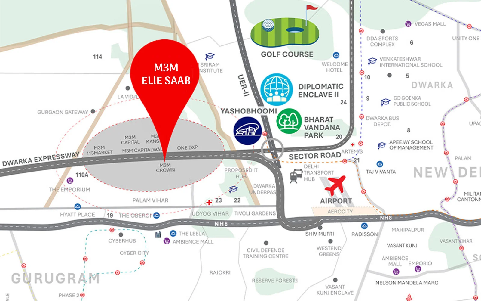 M3m-elie-saab-at-scda-location-map
