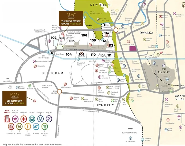 Mmy-the-prive-estate-floors-location-map