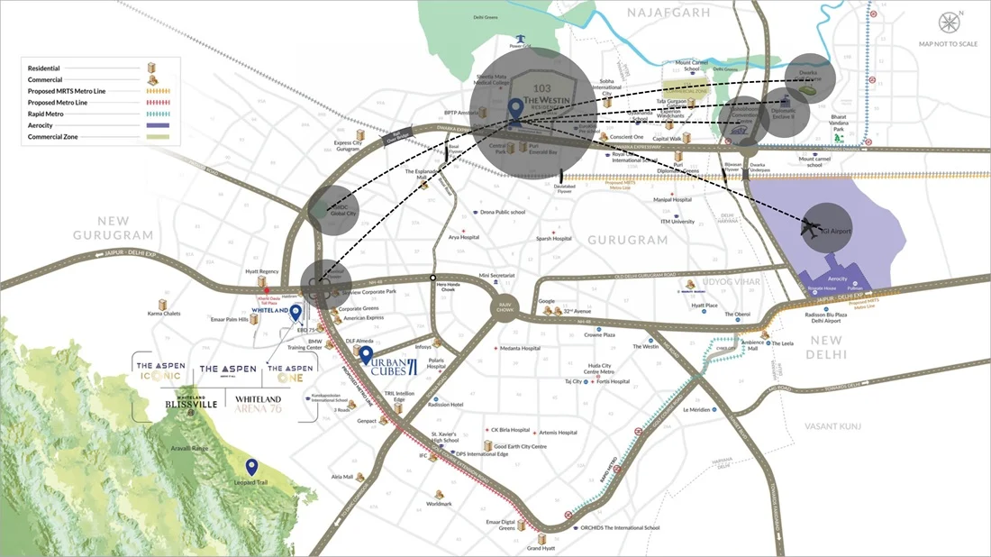 The-westin-residences-location-map
