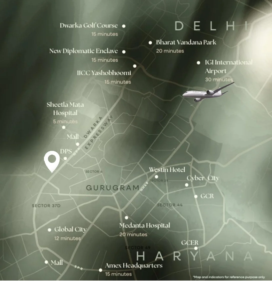 Bptp-gaia-residences-location-map